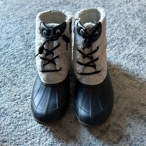 Like new Sperry boots! Only worn once.